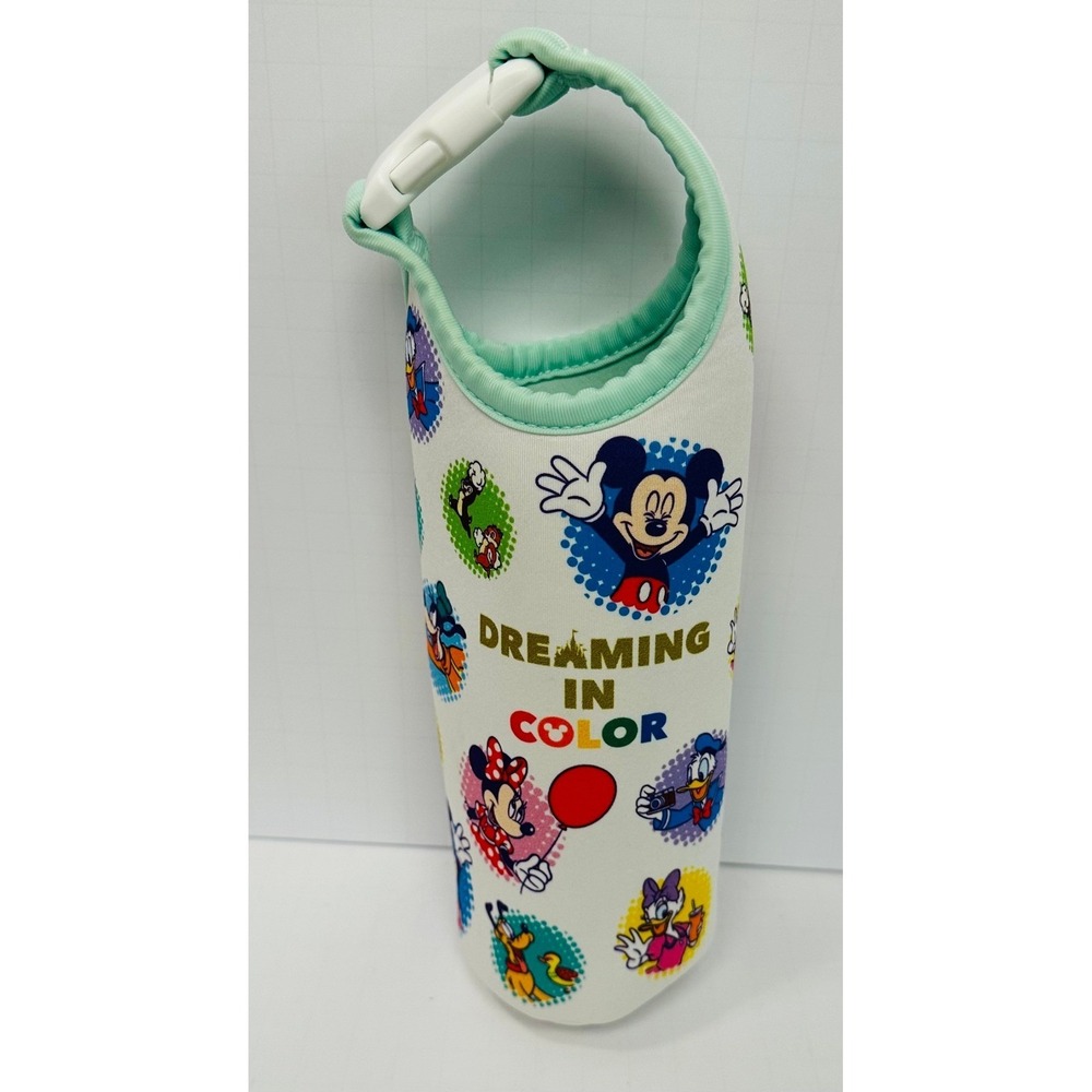 Tokyo Disney Resort Dreaming In Color Neoprene Pet Bottle Holder Sleeve 2022